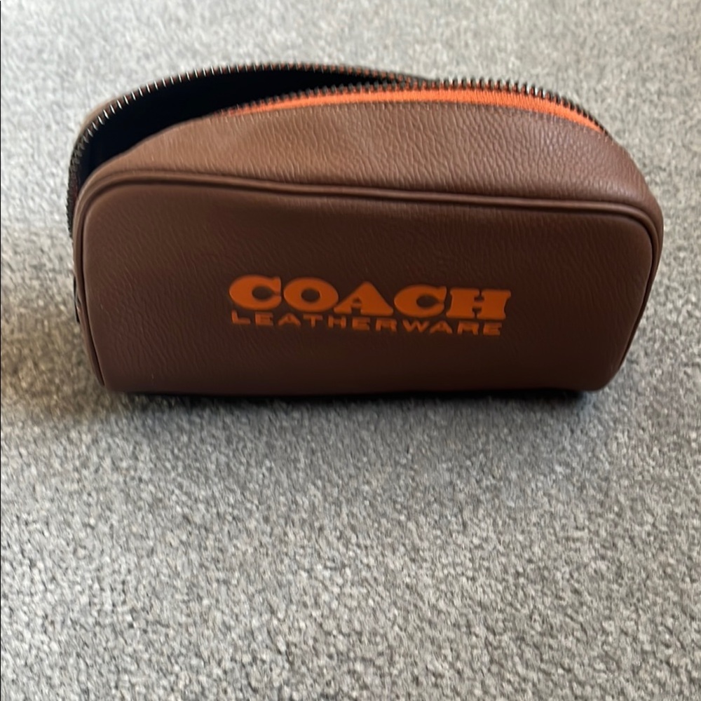 Coach Leatherware Brown and Orange Men's Bag